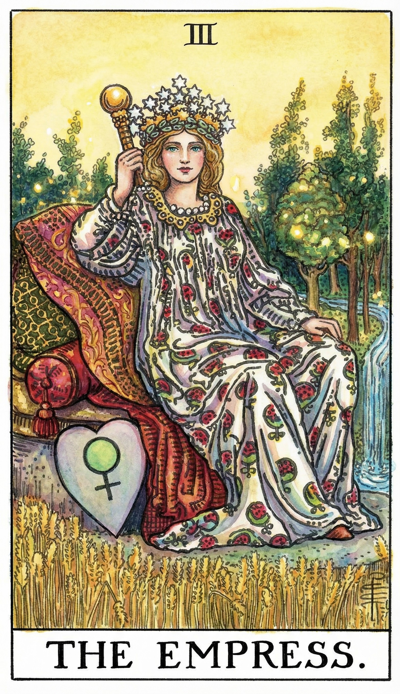 女帝のタロットカード