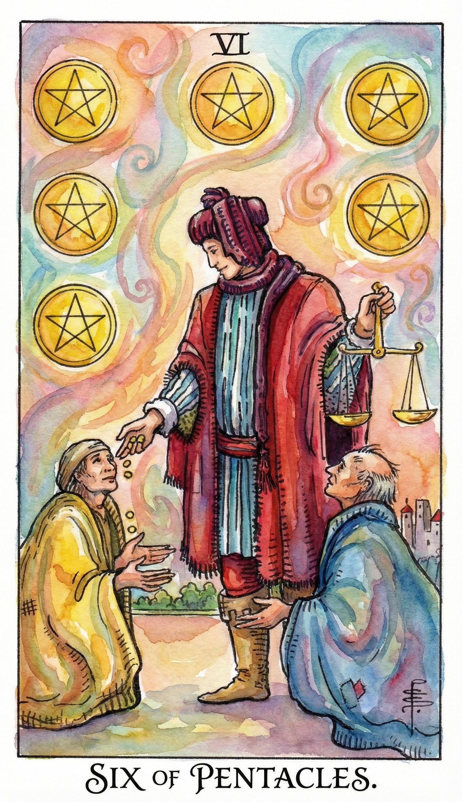 SIX OF PENTACLES