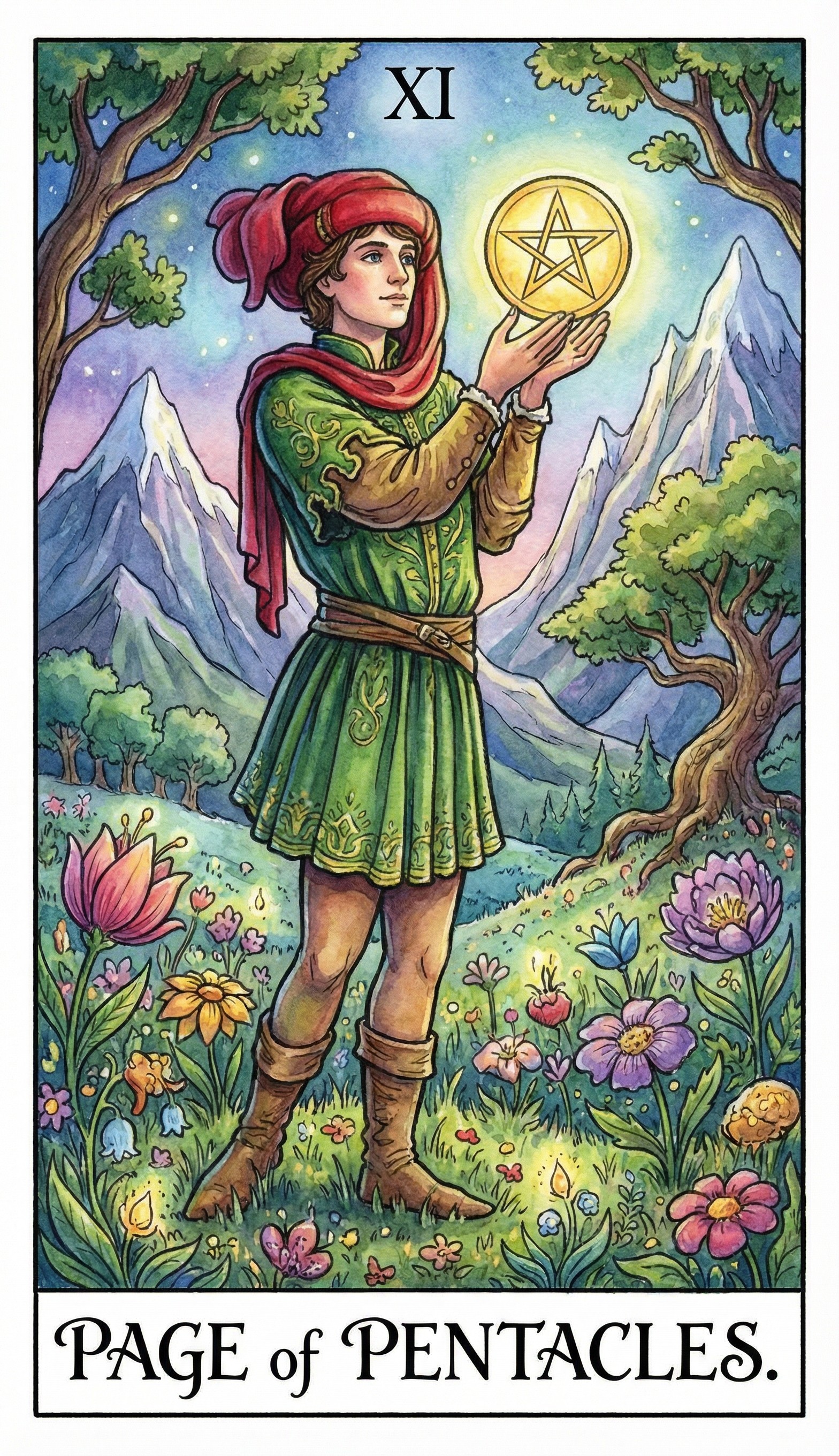 PAGE OF PENTACLES