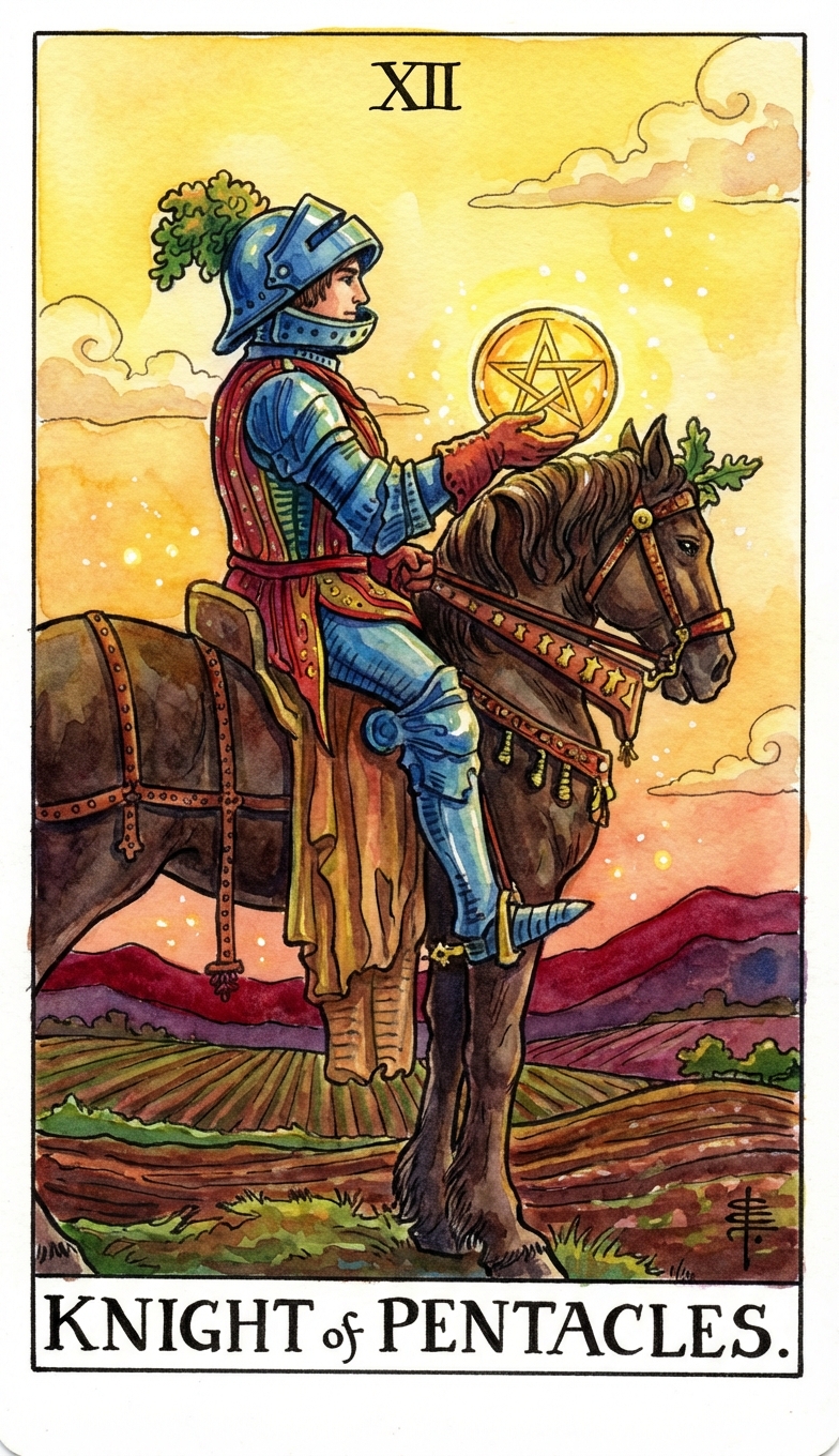 KNIGHT OF PENTACLES