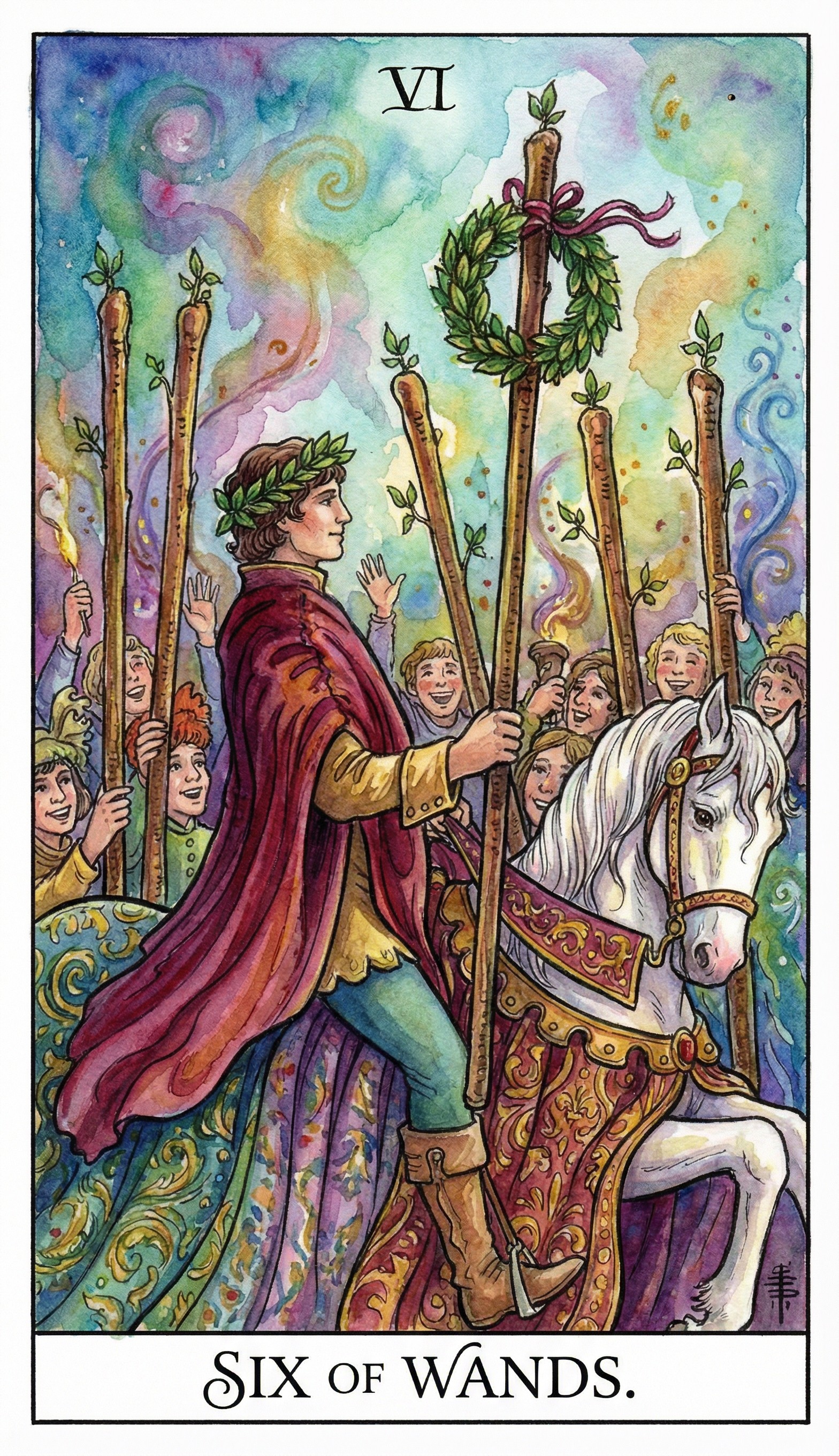 SIX OF WANDS