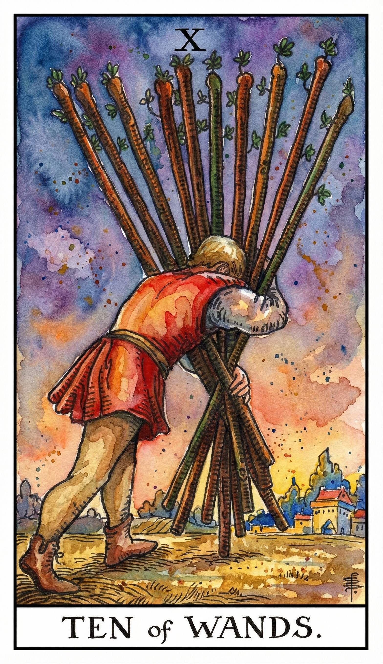 TEN OF WANDS