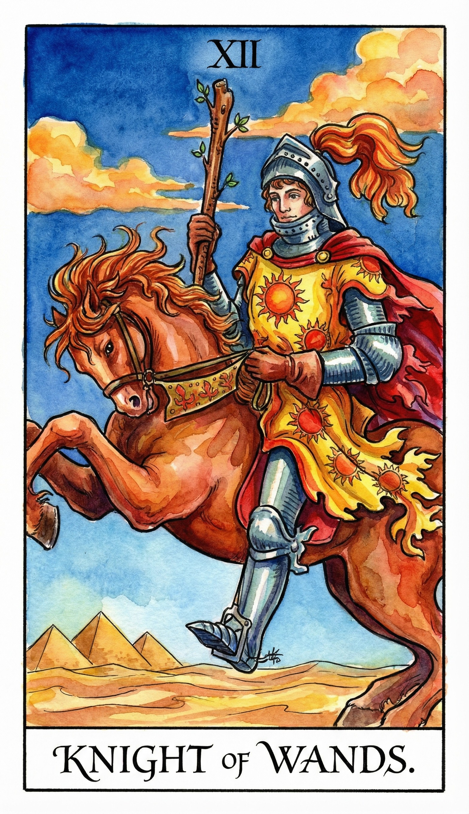 KNIGHT OF WANDS