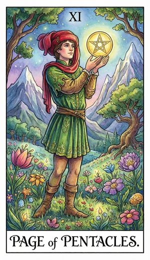PAGE OF PENTACLES