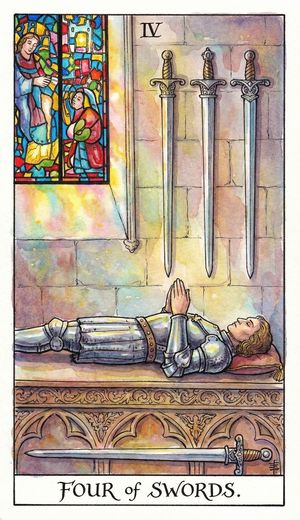 FOUR OF SWORDS