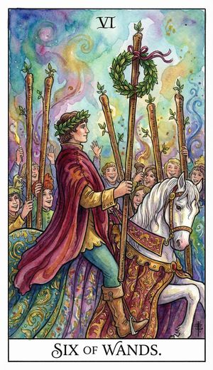 SIX OF WANDS